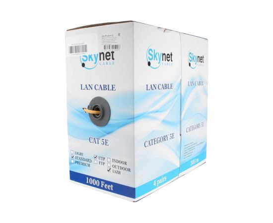 Кабель SkyNet Standart FTPнг-LSZH 4x2x0.48 медный кат.5e одножильный 305 м оранжевый CSS-FTP-LSZH-4-CU 