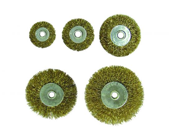 Набор щеток дисковых 5 шт. для дрели Biber 70990 тов-076234 