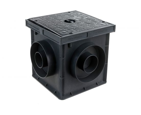 Контрольно-измерительный колодец заземления EZETEK 200х200х200мм, пластик 88203 