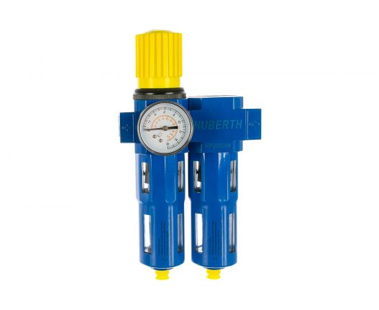 Фильтр 2-х ступенчатый с редуктором и манометром (5 мкм; 2500 л/мин; 16 бар; 1/2) HUBERTH RP208044 