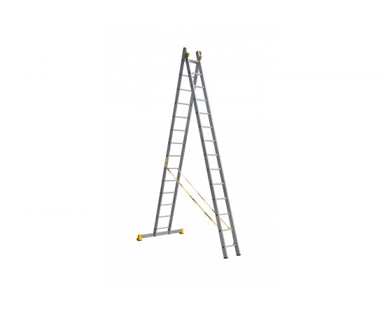 Двухсекционная алюминиевая лестница Алюмет Серия Р2 9214 