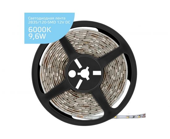 Лента Gauss LED Elementary 2835 120-SMD 9.6W 12V DC 5м 356000310 