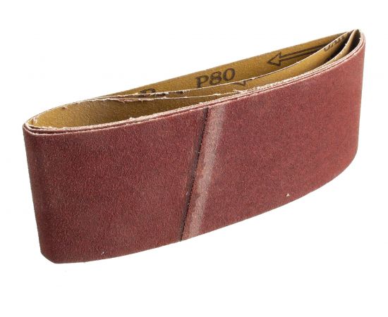 Лента абразивная (3 шт; 75х457 мм; Р80) EDGE by PATRIOT 820010003 