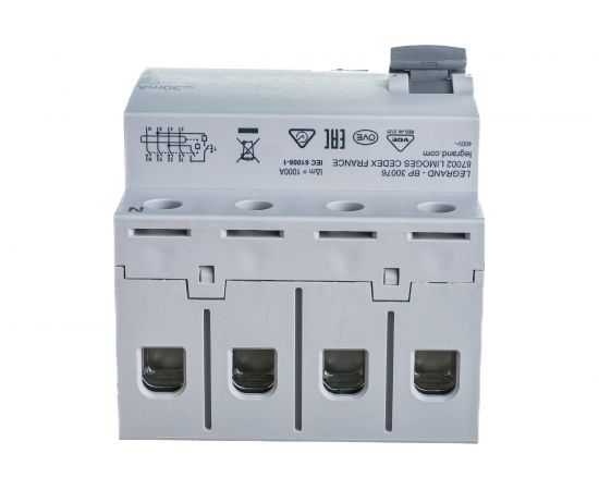 Выключатель дифференциального тока Legrand Rx3 30ма 40а 4п Ac 402063 – изображение 2
