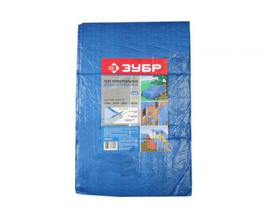 Тент-полотно универсальный водонепроницаемый (6м х 10 мм) Зубр 12550-06-10 – изображение 2