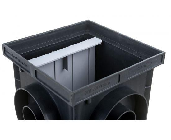 Контрольно-измерительный колодец заземления EZETEK 200х200х200мм, пластик 88203 – изображение 2