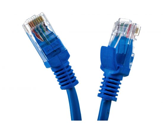 Патч-корд Cablexpert UTP PP12-20M/B кат.5e, 20м, литой, многожильный синий PP12-20M/B – изображение 2