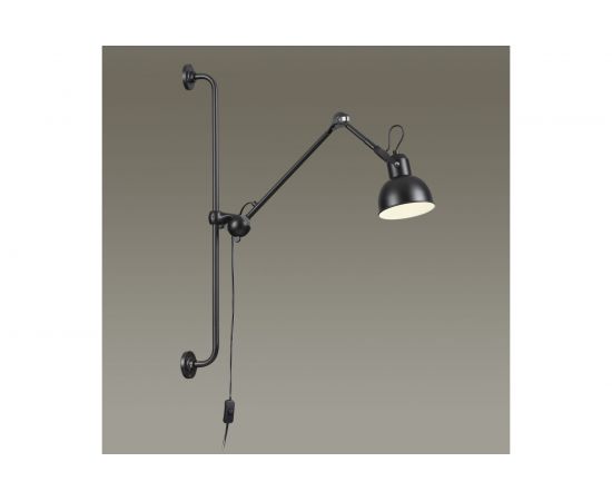 Настенный светильник ODEON LIGHT ARTA на кронштейне, металл, E14, 1х40W 4125/1WA – изображение 2