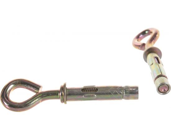 Анкерный болт с кольцом Зубр 8 x 40 мм, 60 шт, желтопассивированный, Профессионал 302392-08-040 – изображение 3