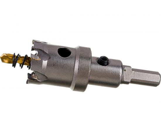 Коронка твердосплавная по металлу 27 мм DENZEL 724007 – изображение 3