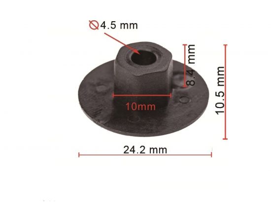 Крепеж 10 шт AVERS 51711958025-10 – изображение 3