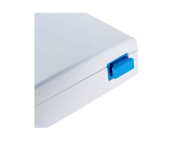 Оптическая розетка NIKOMAX (кросс), укомплектованная на 1 порт пластиковая, NMF-WO01SCUS2-CS-WT – изображение 3