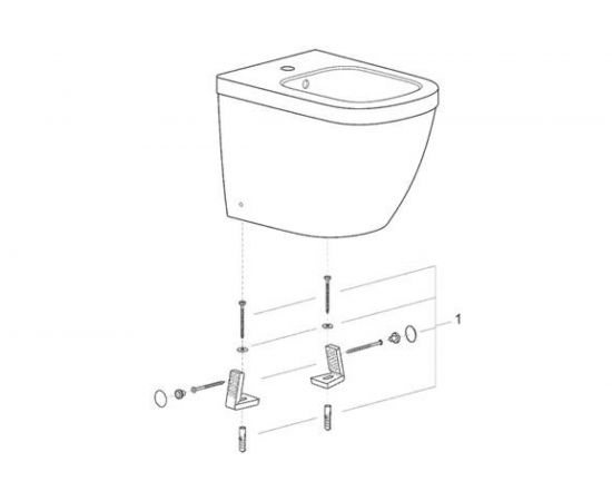 Напольное биде Grohe Euro Ceramic 39340000 – изображение 3