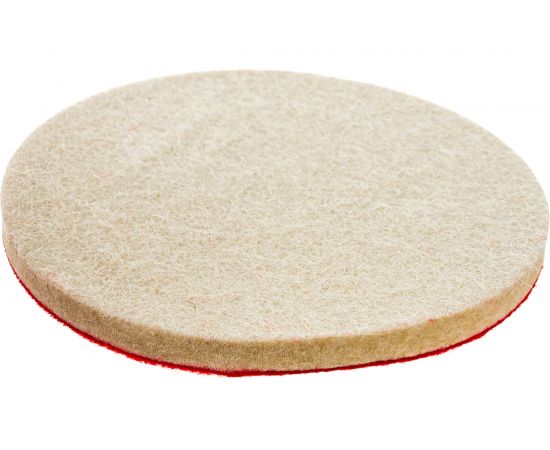 Насадка полировальная на липучке (125х7 мм; мех натуральный) КЕДР 079-1257 54624 – изображение 3