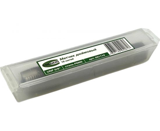 Дюймовый метчик TORNERI UNF 5/8" 18 нитей Р6М5 031114 – изображение 4