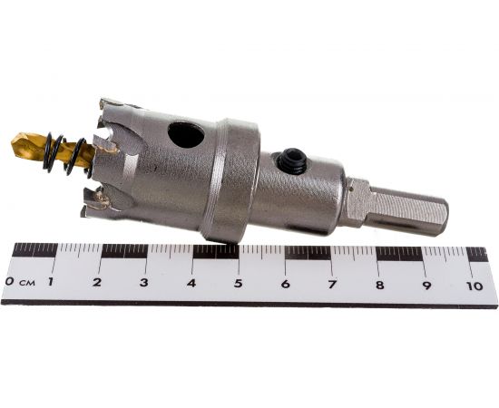 Коронка твердосплавная по металлу 27 мм DENZEL 724007 – изображение 4