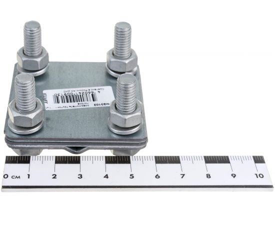 Крестовой соединитель с разделительной пластиной DKC 57x57 мм NG3102 – изображение 4