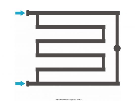 Полотенцесушитель Сунержа ДР High-Tech model L 500х650 без покрытия 00-0052-5065 – изображение 4