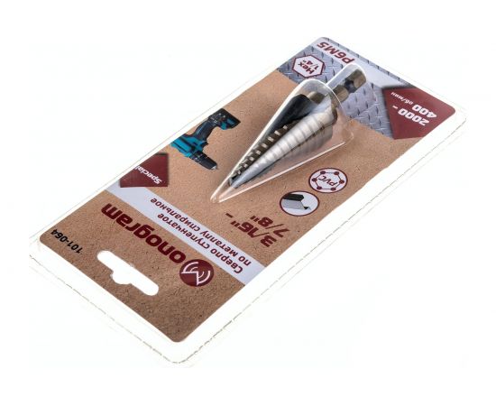 Сверло ступенчатое Special (3/16"" - 7/8""; 12 ступеней; Р6М5) Monogram 101-064 – изображение 4