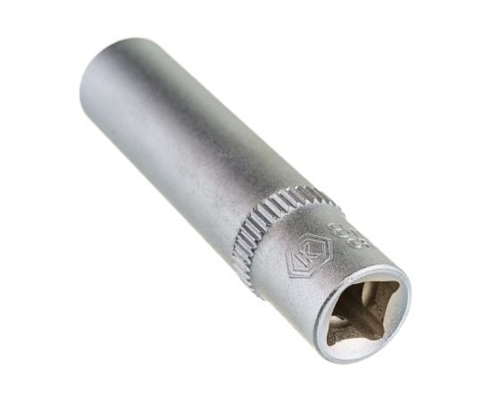 Глубокая торцевая головка 1/4, 8мм, Cr-V КОБАЛЬТ 643-927 – изображение 4