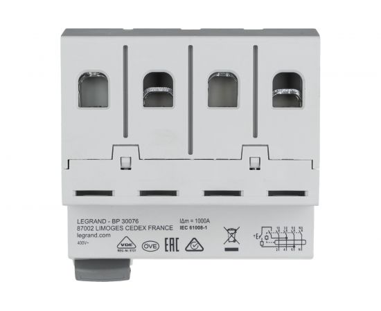 Выключатель дифференциального тока Legrand Rx3 30ма 40а 4п Ac 402063 – изображение 8