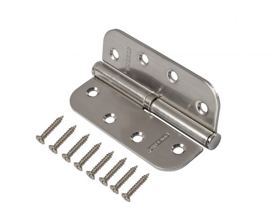 Стальная петля PUERTO плоск. колп, никель матовый, левая INRH 100x70x2.5-1BB-SN L 