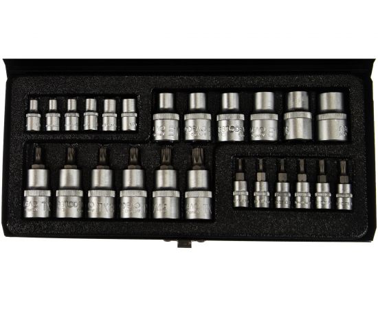 Набор головок 1/4""+1/2""DR, Е4-Е18, Т7-Т50 PRO АвтоDело 39924 16152 