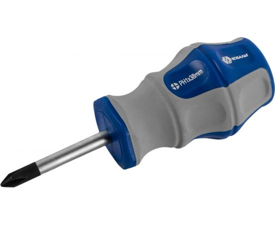 Отвёртка Ultra Grip PH-1 х 38 мм CR-V КОБАЛЬТ 646-386 