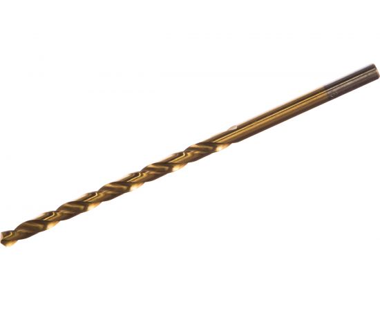 Сверло по металлу Туламаш цилиндрический хвостовик 6.3 мм А1 Р9 нитрид титана ТМ 56305 
