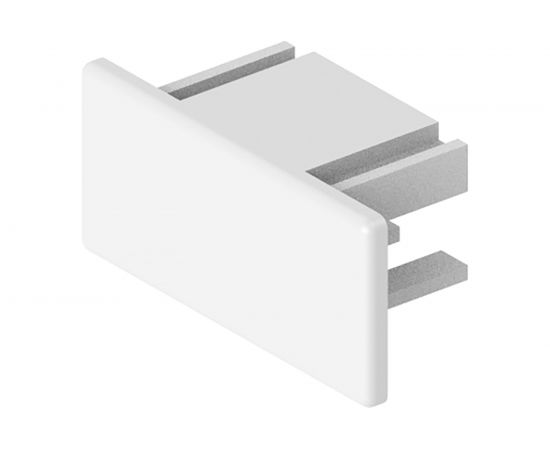 Пластиковая заглушка для шинопровода FERON белый, LD1013, 41986 