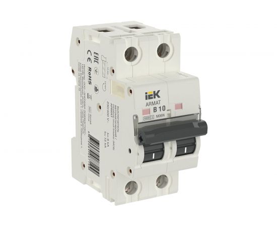 Автоматический выключатель IEK M06N 2P D 63А AR-M06N-2-D063 