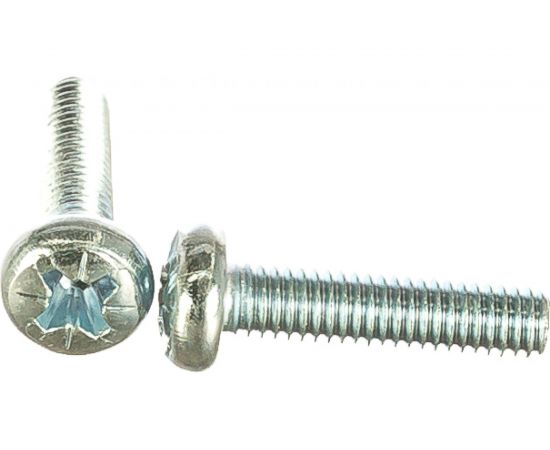 Винт с полуцилиндрической головкой Метизный двор 6x25 DIN 7985, 100 шт. 4607159067302 