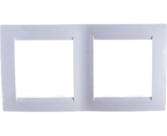 Двухместная рамка, белая Simon 1500620-030 