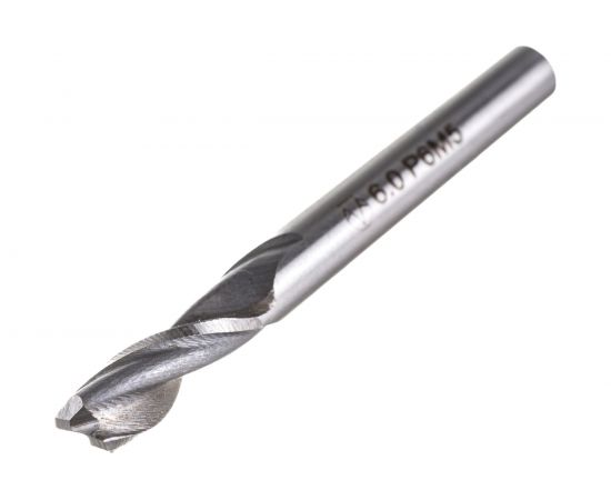 Фреза концевая (6х57х13 мм; Р6М5; 2 перая; ц/х) GRIFF a300029 