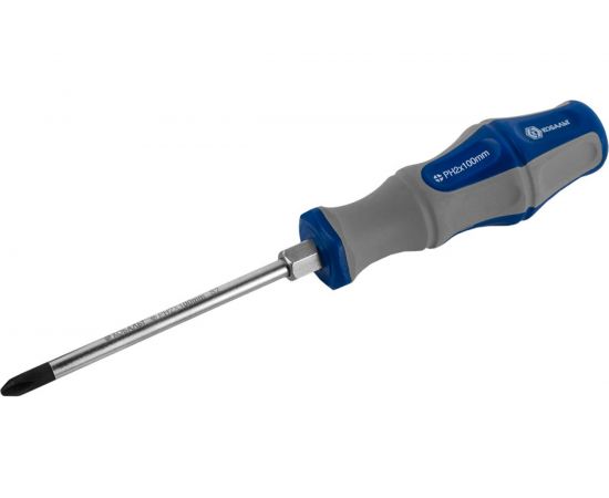 Отвертка ударная Ultra Grip PH-2x100 мм S2 КОБАЛЬТ 646-591 