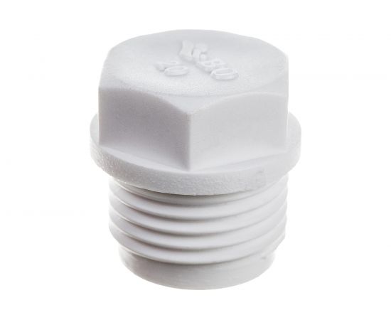 Заглушка Blue Ocean полипропиленовая, резьбовая НР - 1/2 PPRF/SCAPM(W) - 1/2"" 