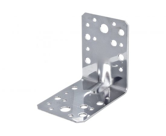 Уголок GAH ALBERTS перфо., нерж., усил., 90x90x65x2 мм 335250 