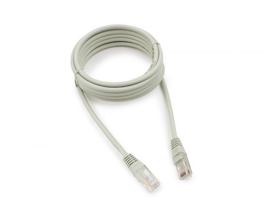 Медный патч-корд Cablexpert UTP PP10-3M кат.5e, 3м, литой, многожильный серый PP10-3M 