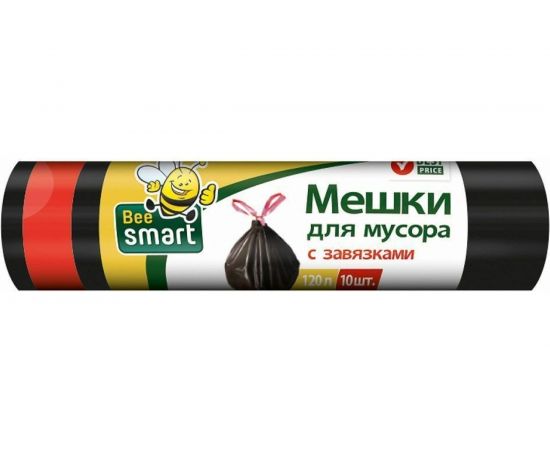Мешки для мусора (10 шт; 120 л; ПНД) Paclan 42087007 