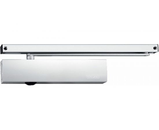 Доводчик дверной GEZE TS5000 EN2-6 со скользящей тягой, серебристый 68880 