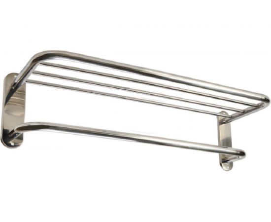 Полка для ванной Аквалиния настенная, с полотенцесушителем Н1970 