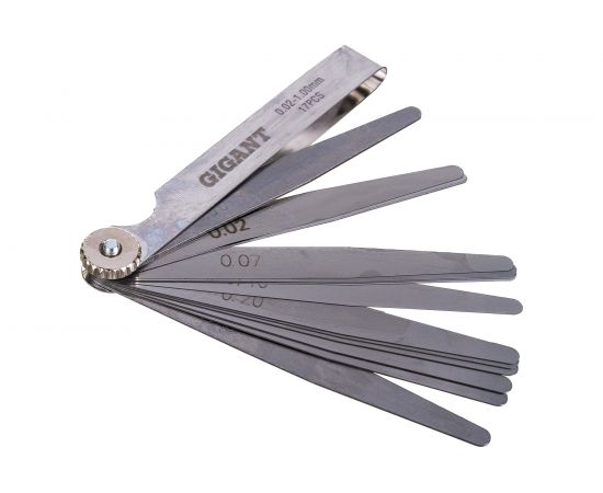 Набор измерительных щупов Gigant 17 шт., 0,02-1,00 мм GGS-17 