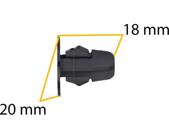 Автокрепеж для Lexus Toyota 10 шт 9018906013, 9018906065, 9018906027 КрепАвто 0503 – изображение 2