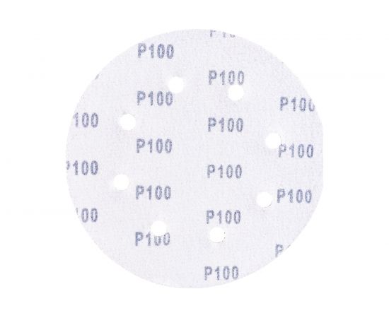 Круг шлифовальный (5 шт; 180 мм; P100; 8 отверстий) АЯ-ТЕХ 4673729815055 – изображение 2