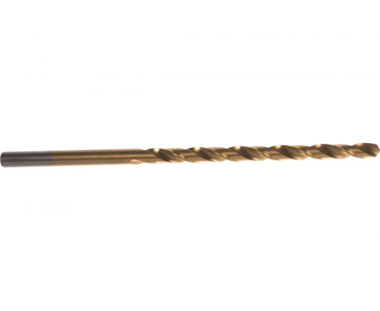 Сверло по металлу Туламаш цилиндрический хвостовик 6.3 мм А1 Р9 нитрид титана ТМ 56305 – изображение 2
