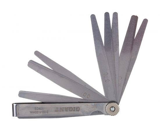 Набор измерительных щупов Gigant 17 шт., 0,02-1,00 мм GGS-17 – изображение 2