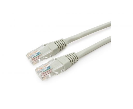Медный патч-корд Cablexpert UTP PP10-3M кат.5e, 3м, литой, многожильный серый PP10-3M – изображение 2
