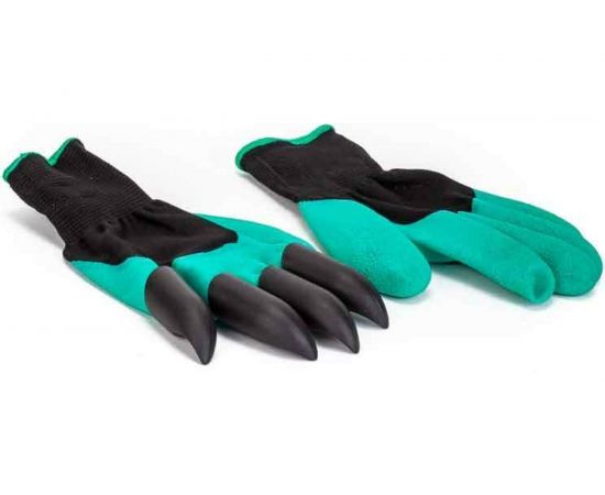 Садовые перчатки ЭКОСНАЙПЕР с когтями garden genie glove – изображение 2