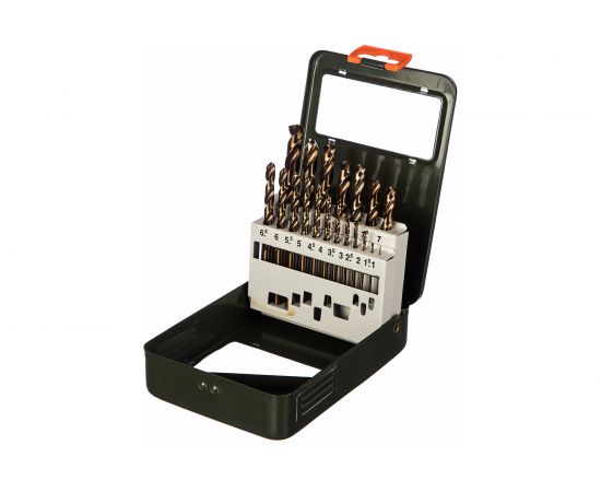 Набор сверл (19 шт; 1-10 мм; Р6М5К8) по металлу Дело Техники 211519 – изображение 2