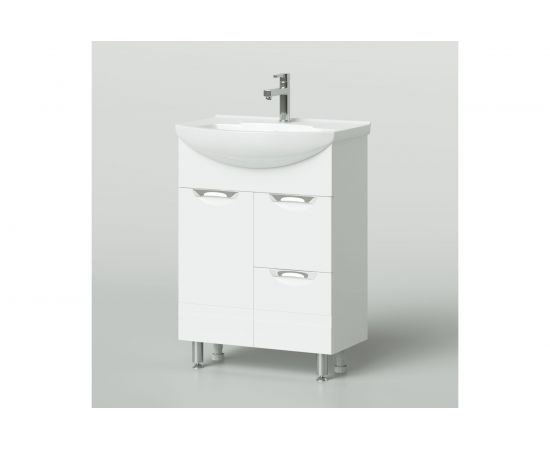 Напольная тумба с раковиной ИТАНА Nrava Aqua Адель 65 650х440х870 2578 – изображение 2